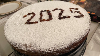 New Year Vasilopita Cake with Lucky Coin