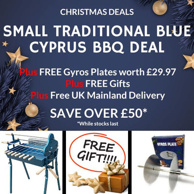 Christmas Deal - Small Blue Traditional Cyprus BBQ