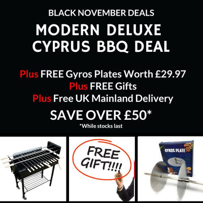 Modern Deluxe Cyprus BBQ Black November Deal